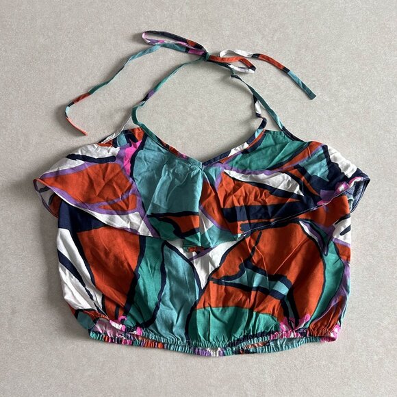 NWT RARE Roxy Pattern Crop Top ASO Alex Russo - Picture 2 of 8